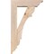 Ekena Millwork Olympic Traditional Smooth Bracket w/ Offset Brace, Douglas Fir, 5 1/2"W x 18"D x 30"H BKT0604X18X30OLY01SDF - alternate 4